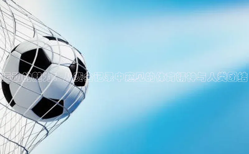 运动的魅力：从赛会记录中窥见的体育精神与人类团结