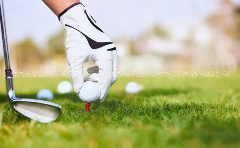 体坛最昂贵的竞技赛事排行榜：哪项运动是你愿意为冠军支付最高金额的比赛？